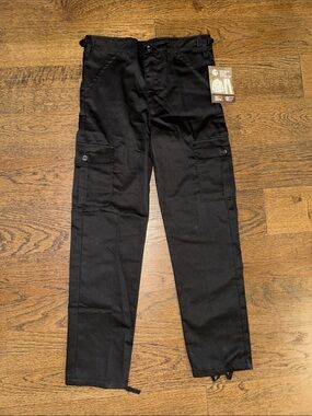 Kids Rothco Black Tactical Cargo Pants